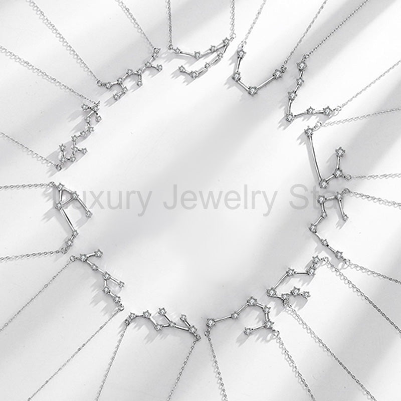 Fortune Jewel 925 Sterling Silver 12 Constellations of the Zodiac Astrology Blessing - image 15