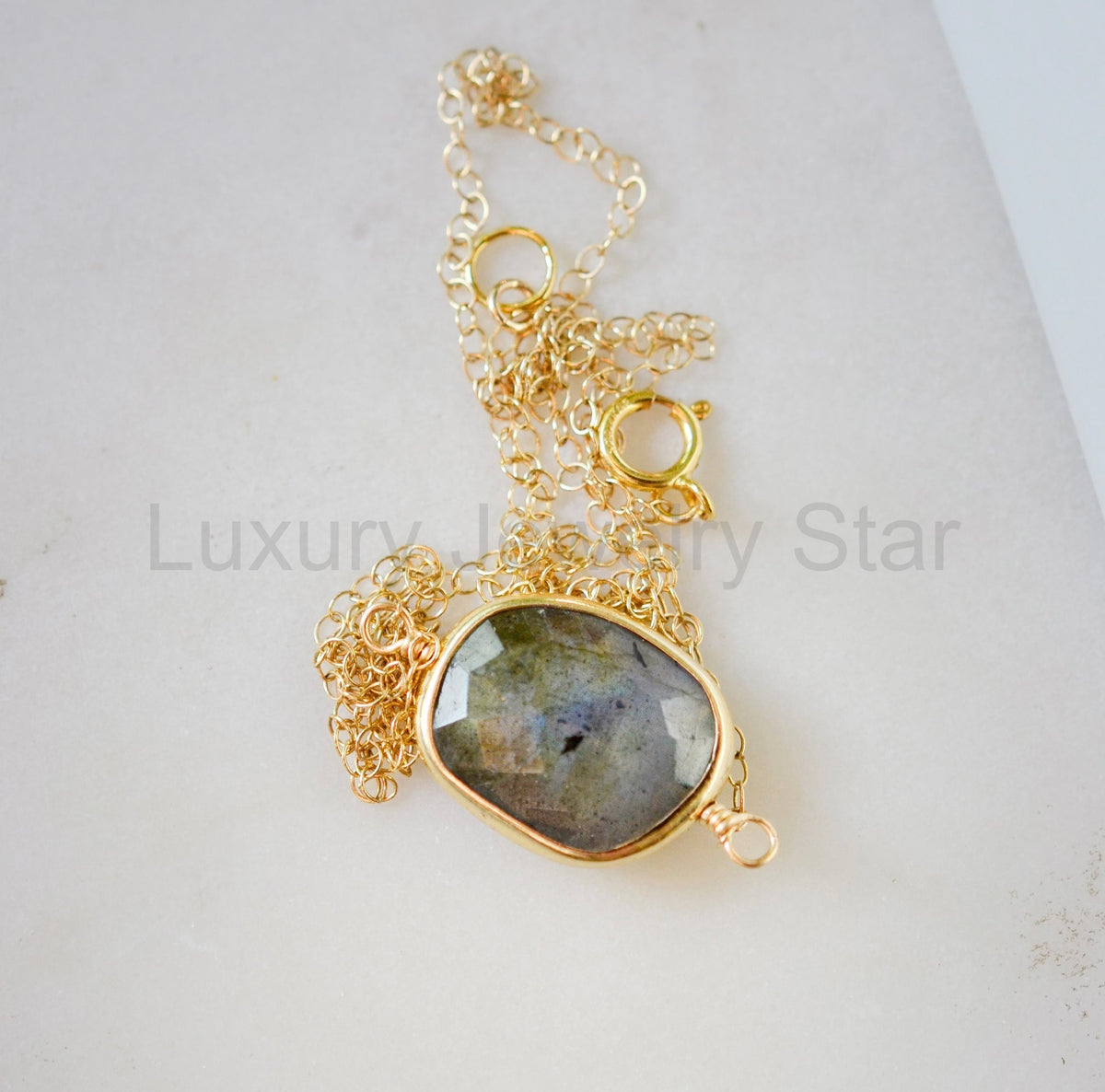 Celeste Necklace: Labradorite - image 5