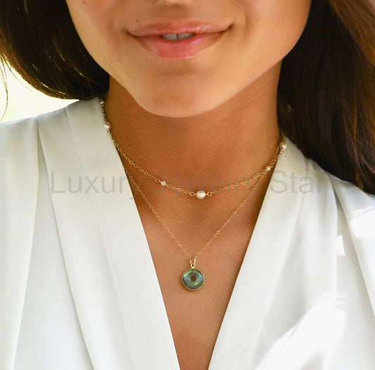 Eclipse Necklace: Labradorite - image 2