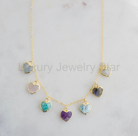 Gemma Heart Necklace