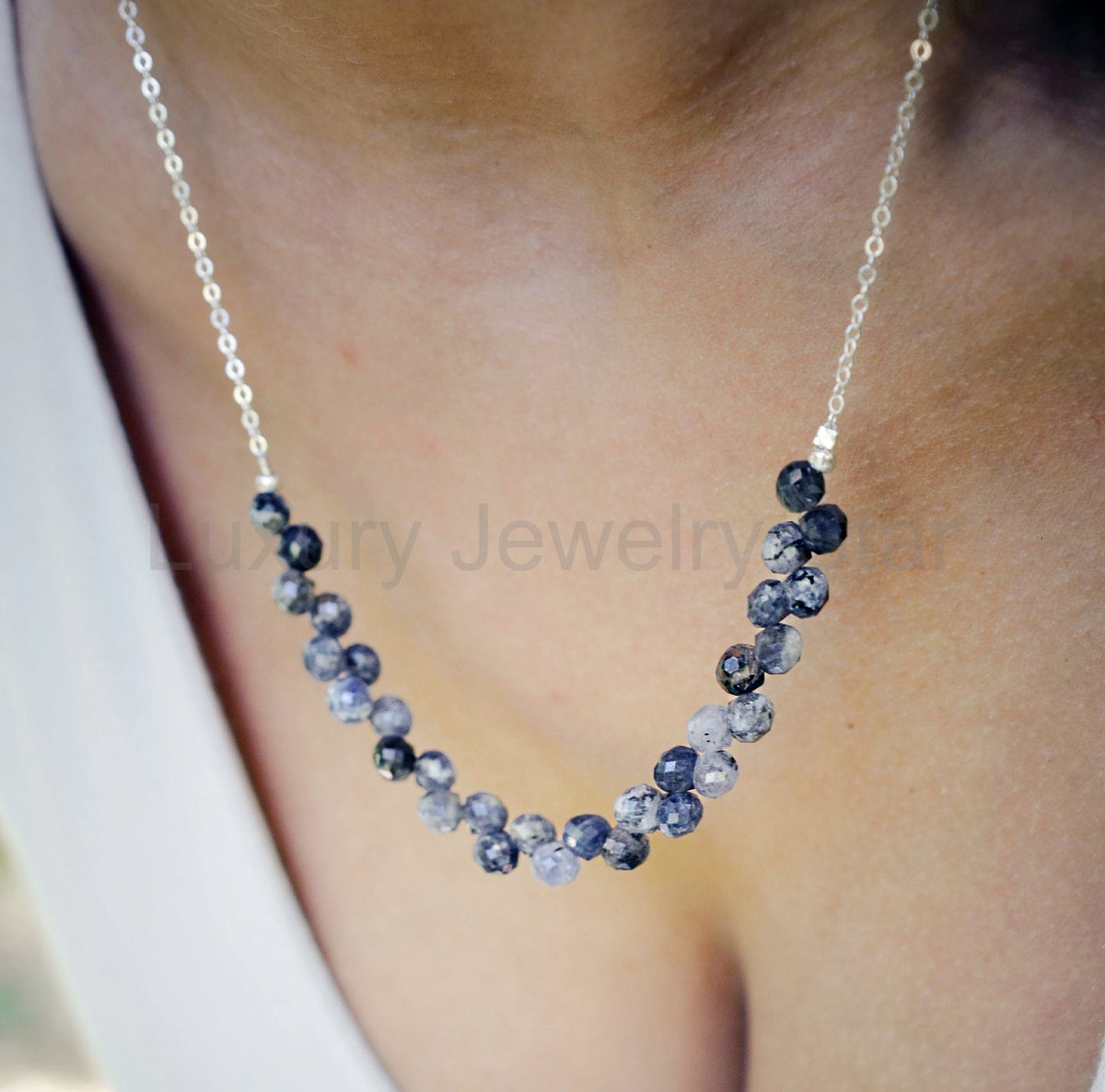 Lyra Iolite Necklace - image 2