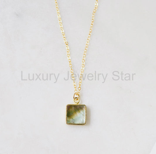 Margot Necklace: Mother of Pearl