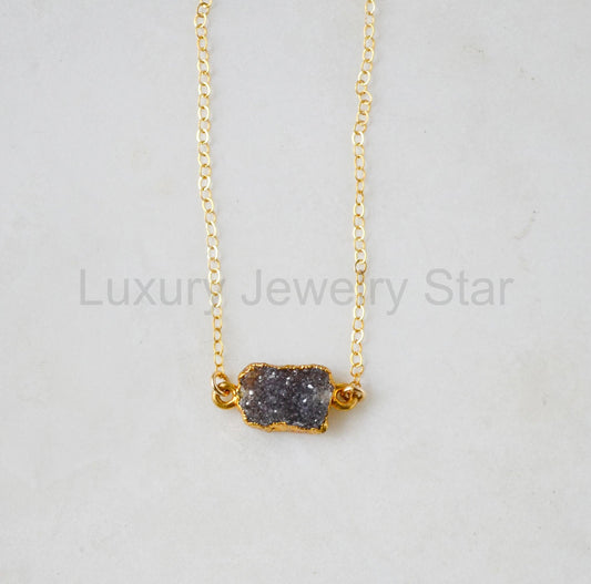 Nyx Necklace - Druzy
