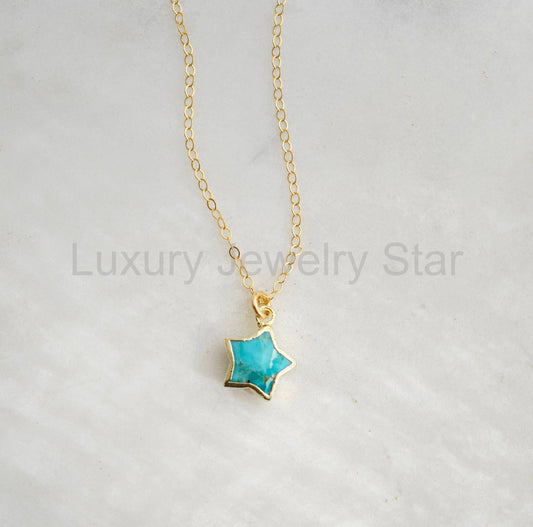 Turquoise Stargazer Necklace