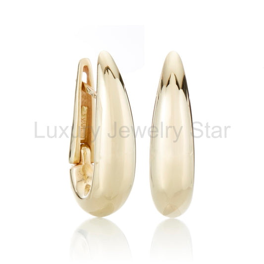 Tapered Hoop Earrings