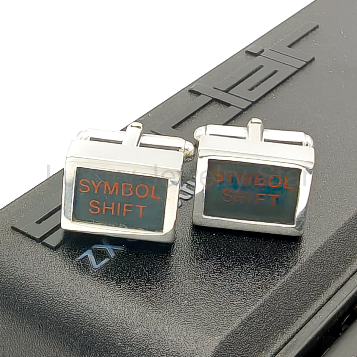 Sterling Silver ZX Spectrum Keyboard Cufflinks | Upcycled Retro Gaming Gift - image 3