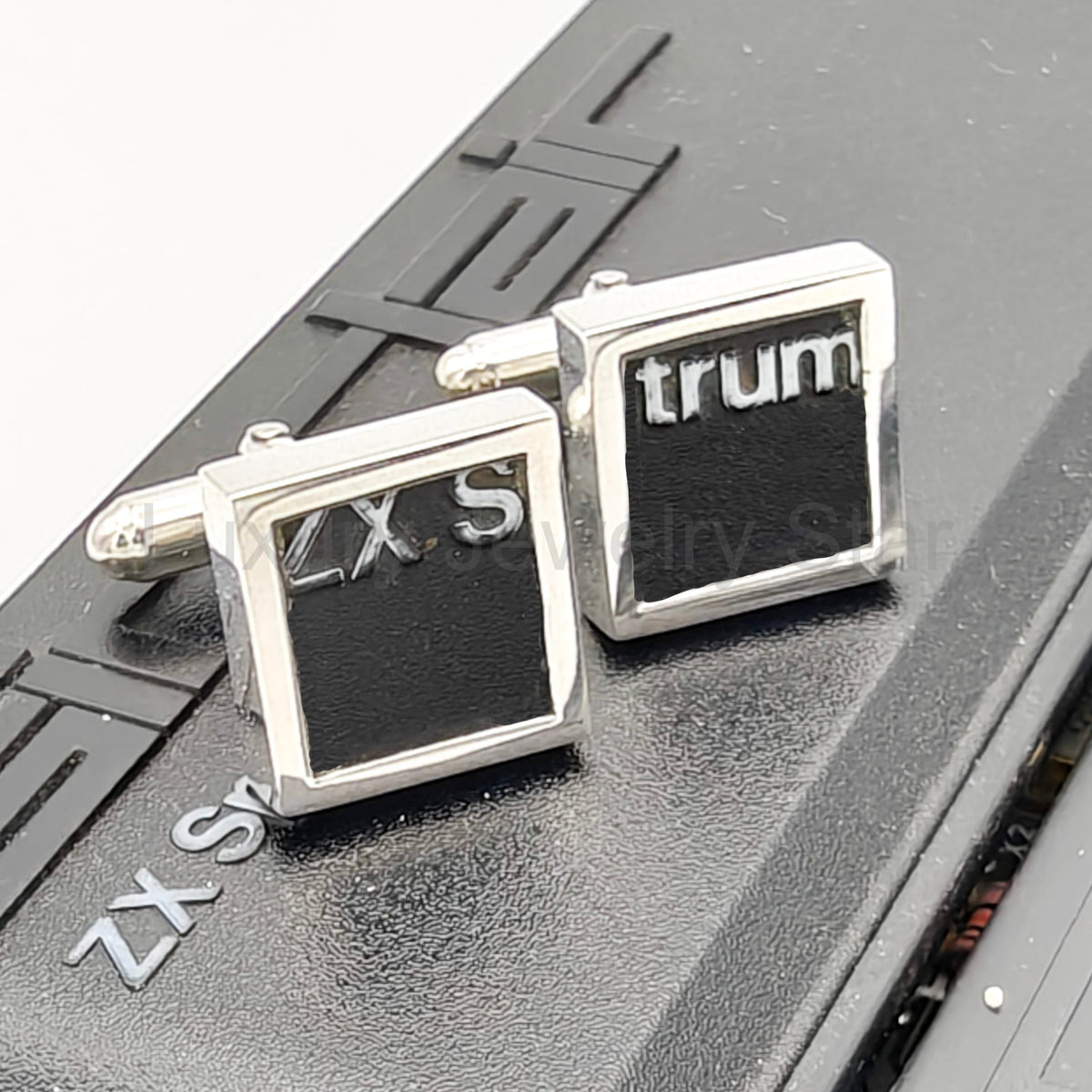 Sterling Silver ZX Spectrum Keyboard Cufflinks | Upcycled Retro Gaming Gift - image 5