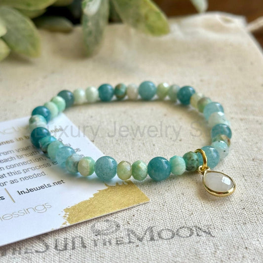Amazonite & Aquamarine (Mini) - image 2