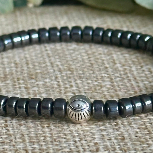 Hematite & Evil Eye (Tiny) - image 2