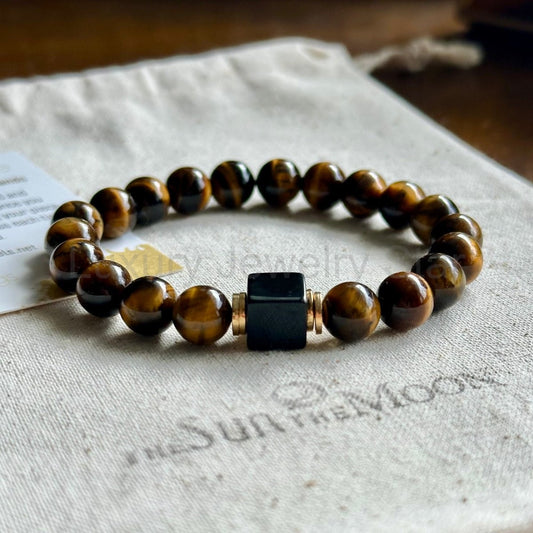 Tiger's Eye & Black Onyx | Courage & Protection