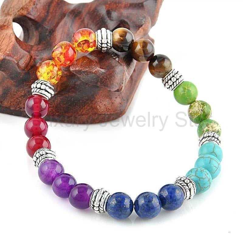 7 Chakra Healing Bracelet for Energy Balance - image 3