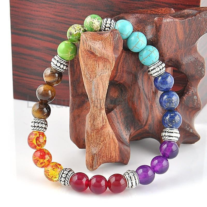 7 Chakra Healing Bracelet for Energy Balance - image 4