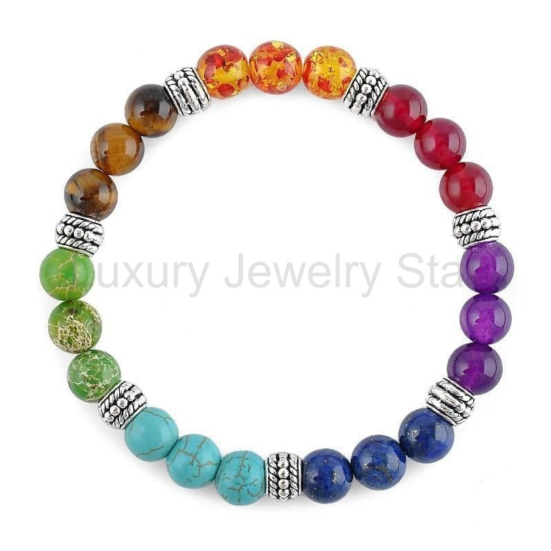 7 Chakra Healing Bracelet for Energy Balance - image 5