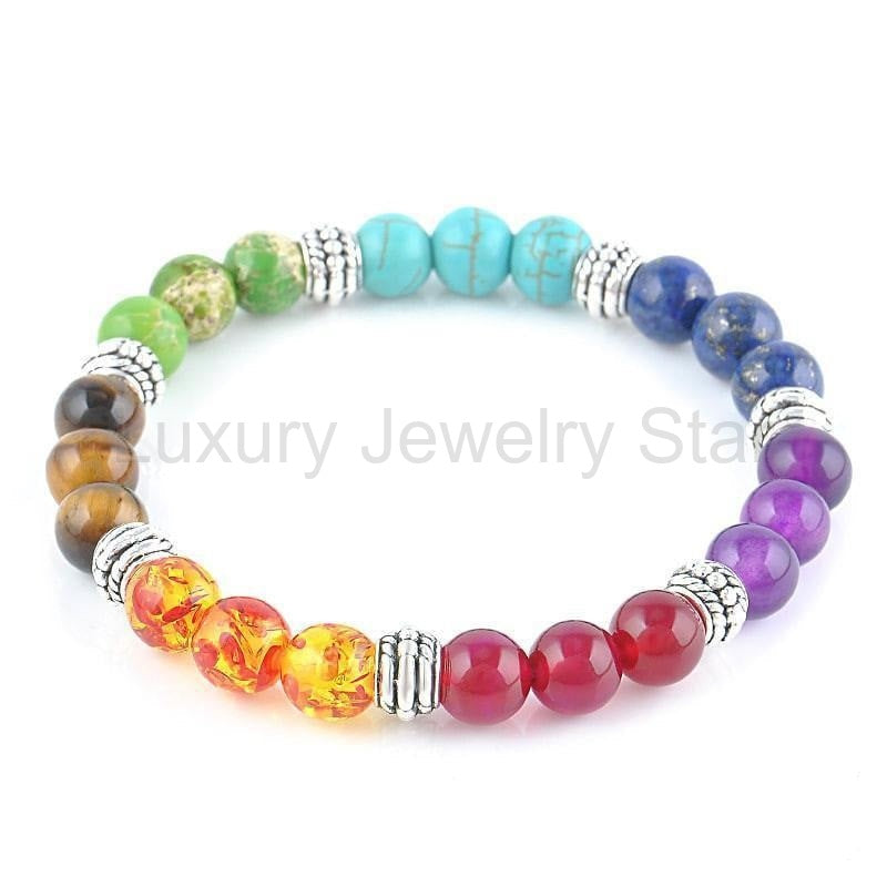 7 Chakra Healing Bracelet for Energy Balance - image 6