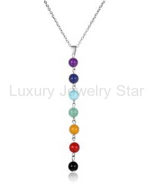 7 Chakra Healing Crystal Necklace