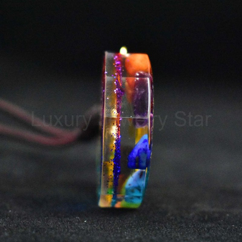 7 Chakra Orgonite Energy Pendant Necklace - image 3