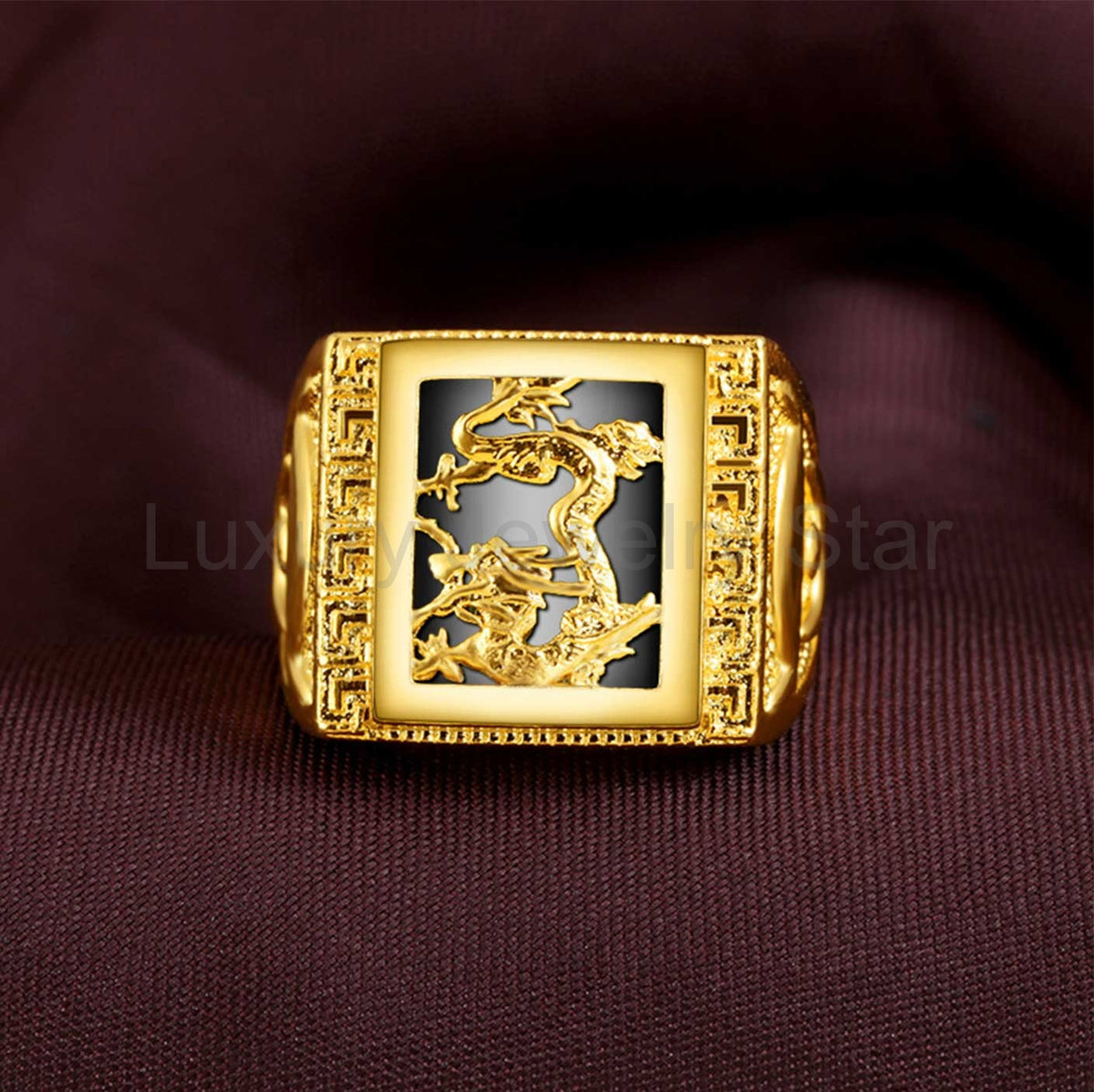 Agate Dragon Ring - For Abundance & Protection - image 3