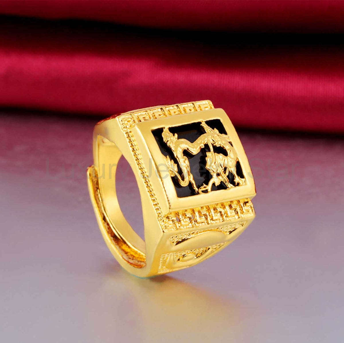 Agate Dragon Ring - For Abundance & Protection - image 4