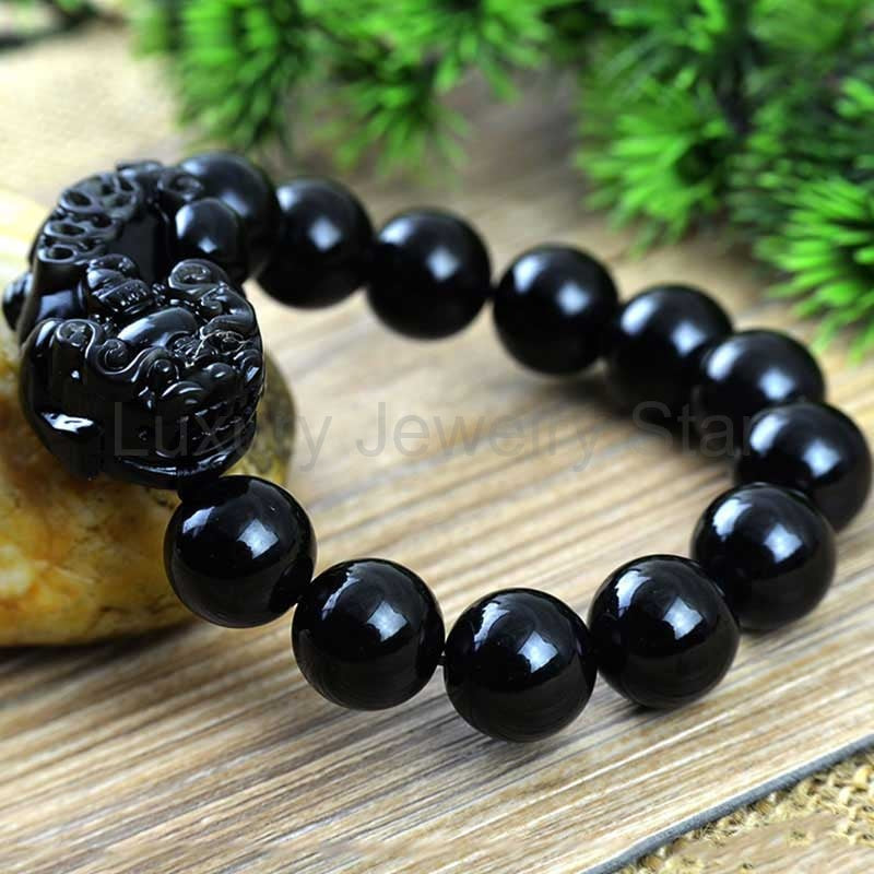 Black Obsidian Pixiu Bracelet