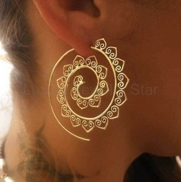 Bohemian Spiral Earrings