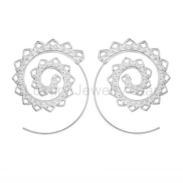 Bohemian Spiral Earrings - image 3