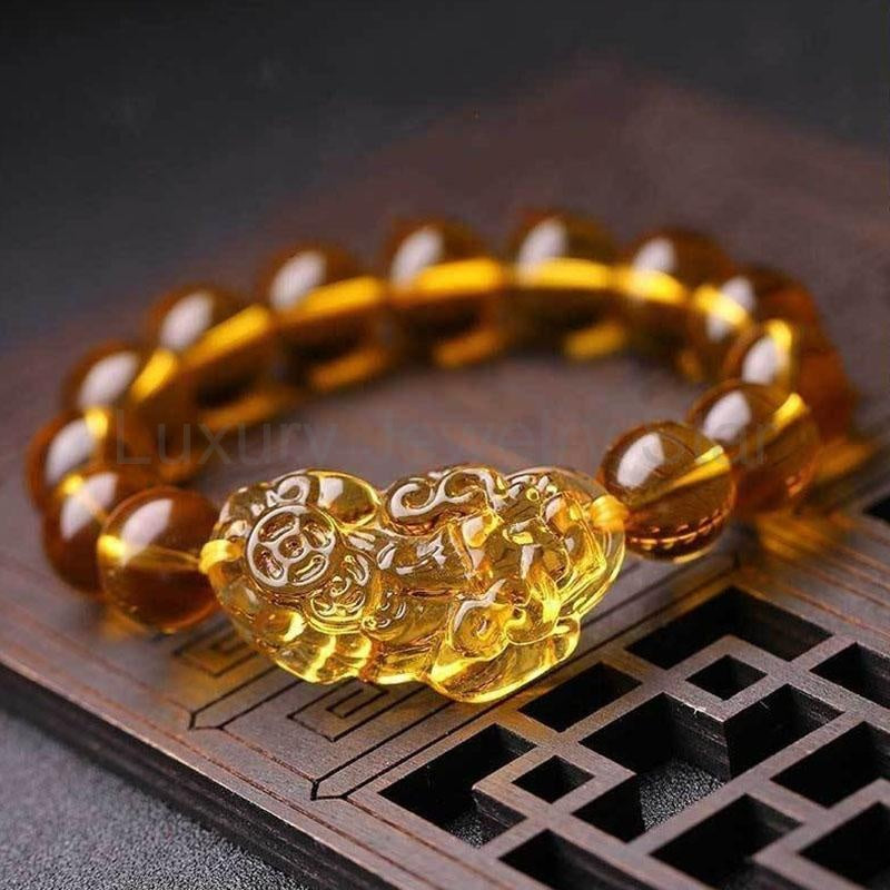 Citrine Pixiu Bracelet - Attract Wealth