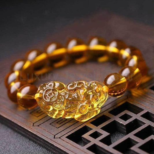 Citrine Pixiu Bracelet - Attract Wealth