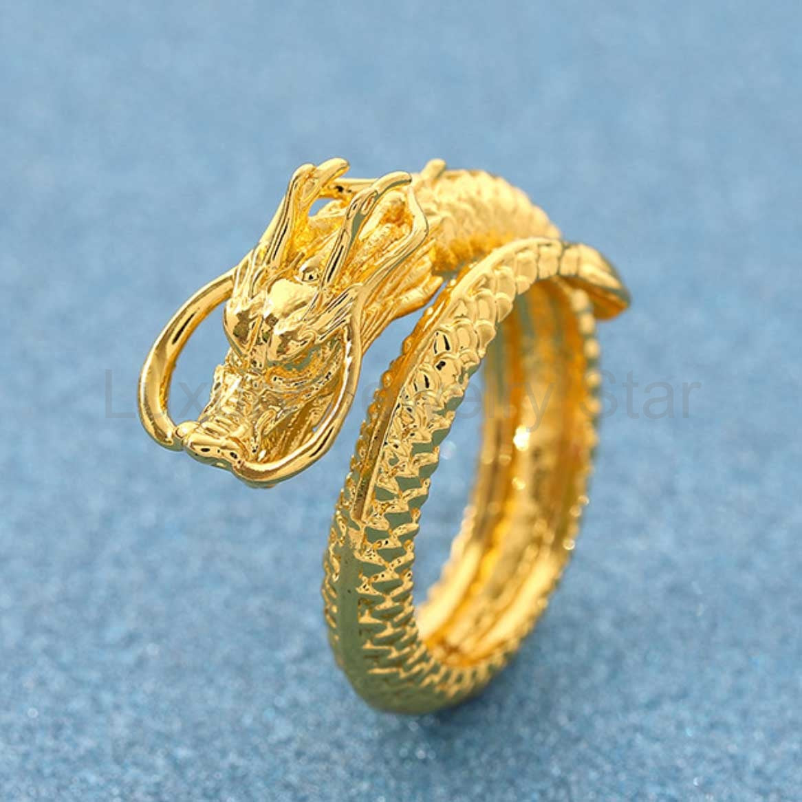 Dragon and Phoenix Couple Ring - image 4