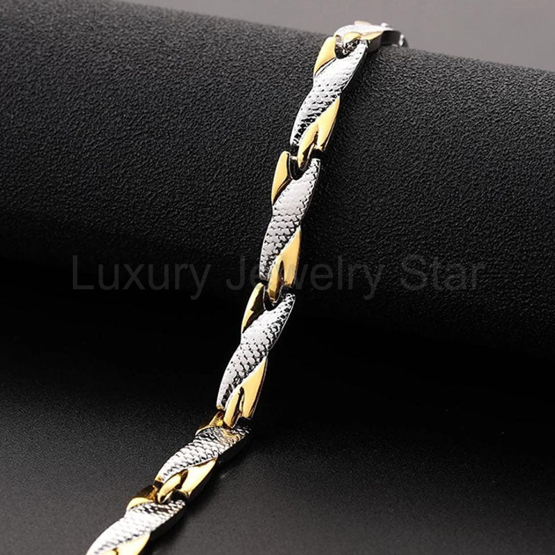 Dragon Scale Germanium Titanium Magnetic Bracelet - image 12