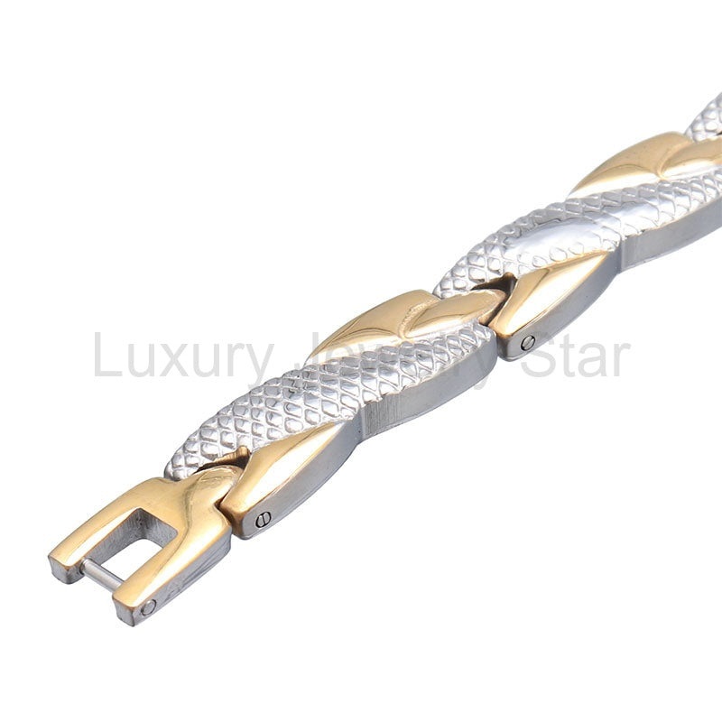 Dragon Scale Germanium Titanium Magnetic Bracelet - image 17