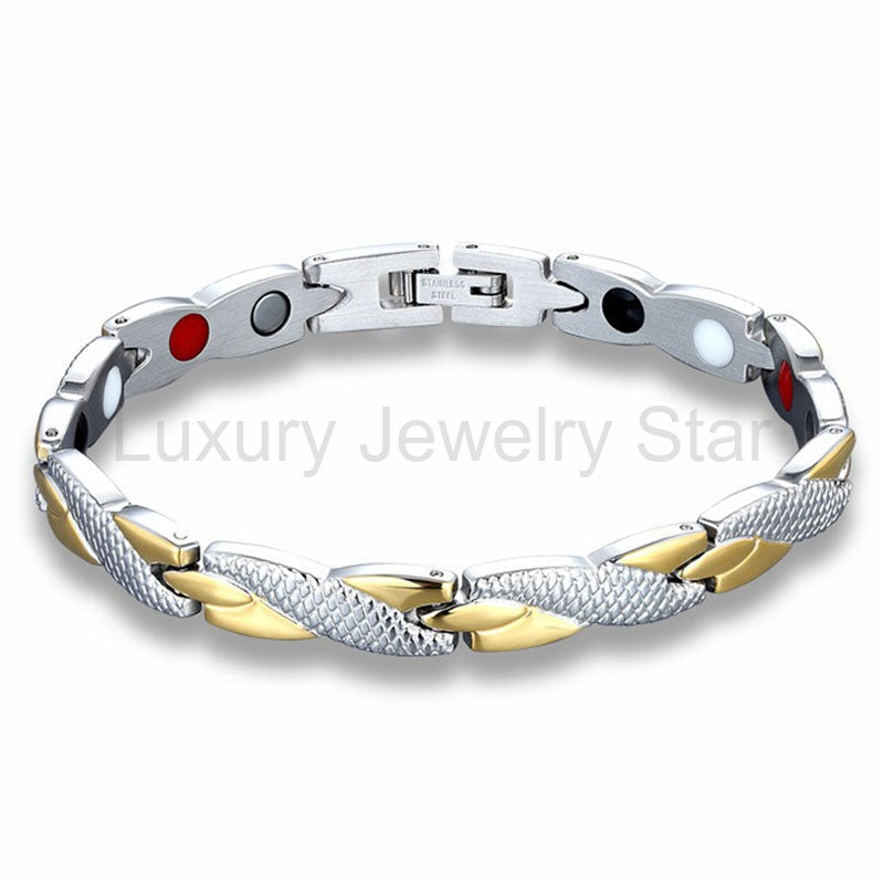 Dragon Scale Germanium Titanium Magnetic Bracelet - image 7