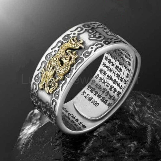 Feng Shui Dragon Mantra Ring