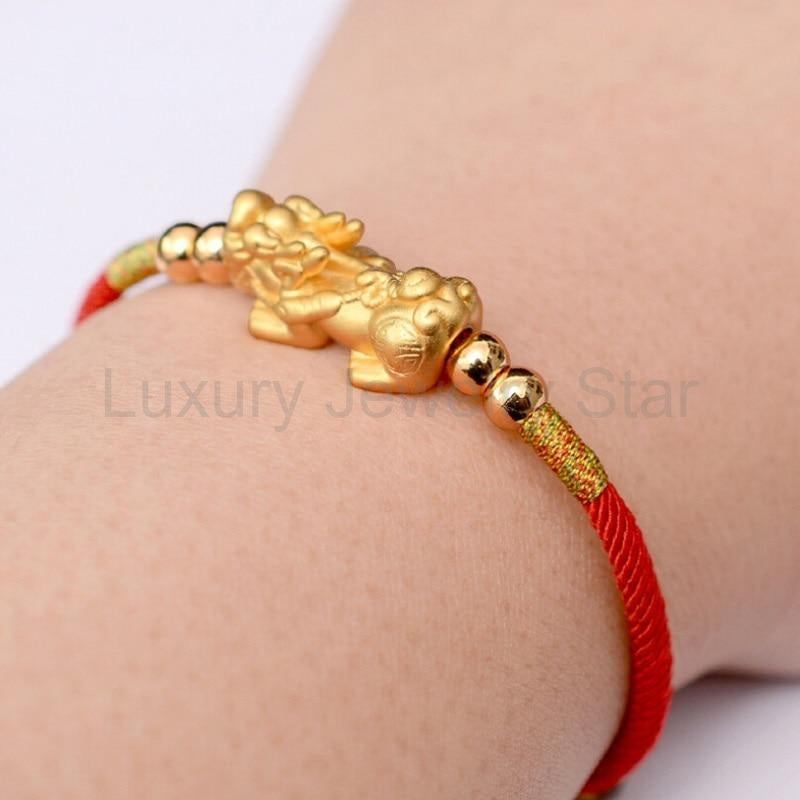 Feng Shui Red String Pixiu Bracelet - image 7
