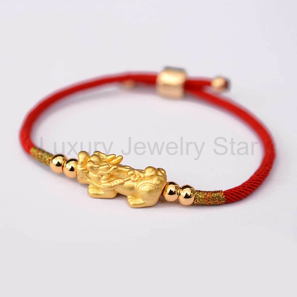 Feng Shui Red String Pixiu Bracelet - image 8