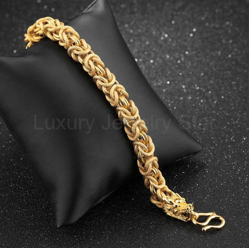 Gold Dragon Bracelet for Protection and Good Luck - image 2