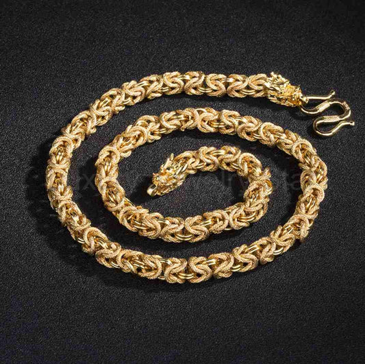 Gold Eternal Dragon Link Chain