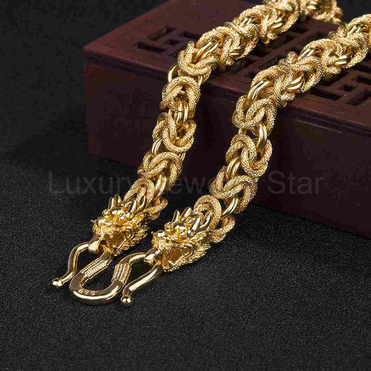 Gold Eternal Dragon Link Chain - image 2