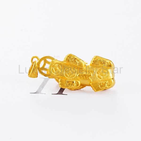 Gold Pixiu Necklace - Attracting Wealth - image 4