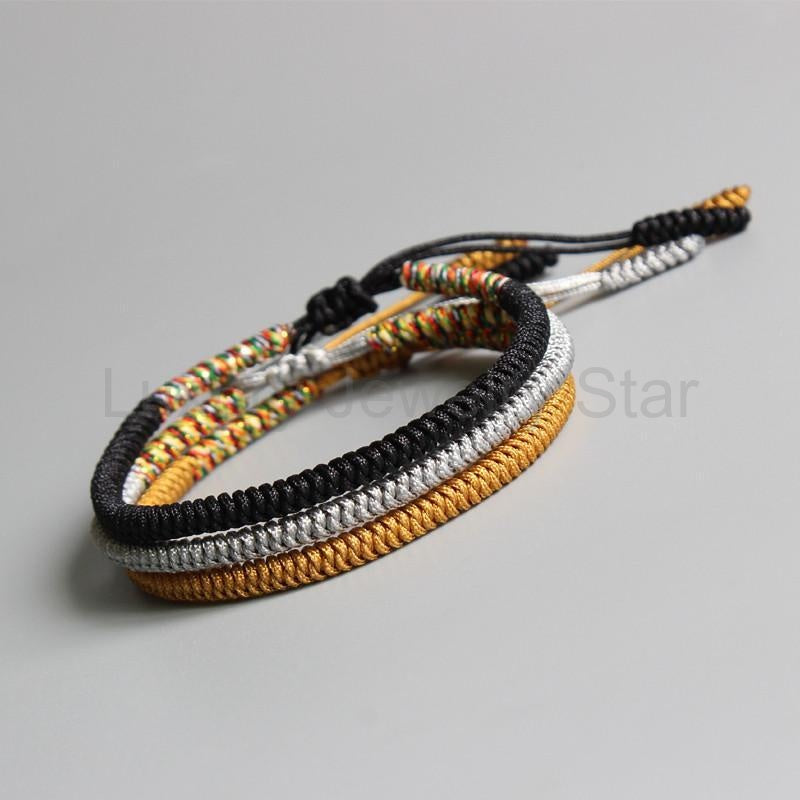 Handmade Knots Lucky Rope Bracelet (Confidence)