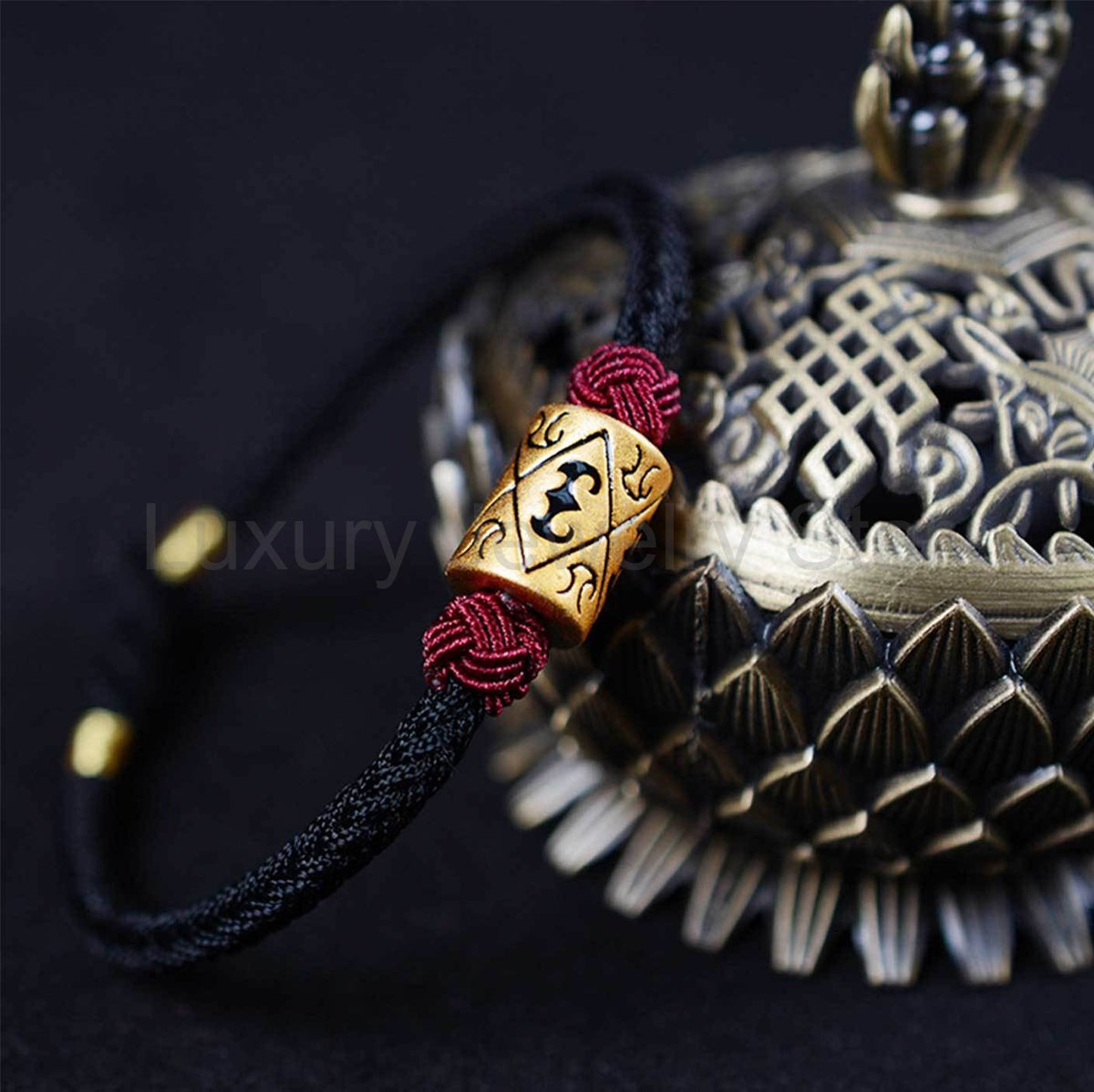 Handmade Red String Lucky Fortune Bracelet - image 3