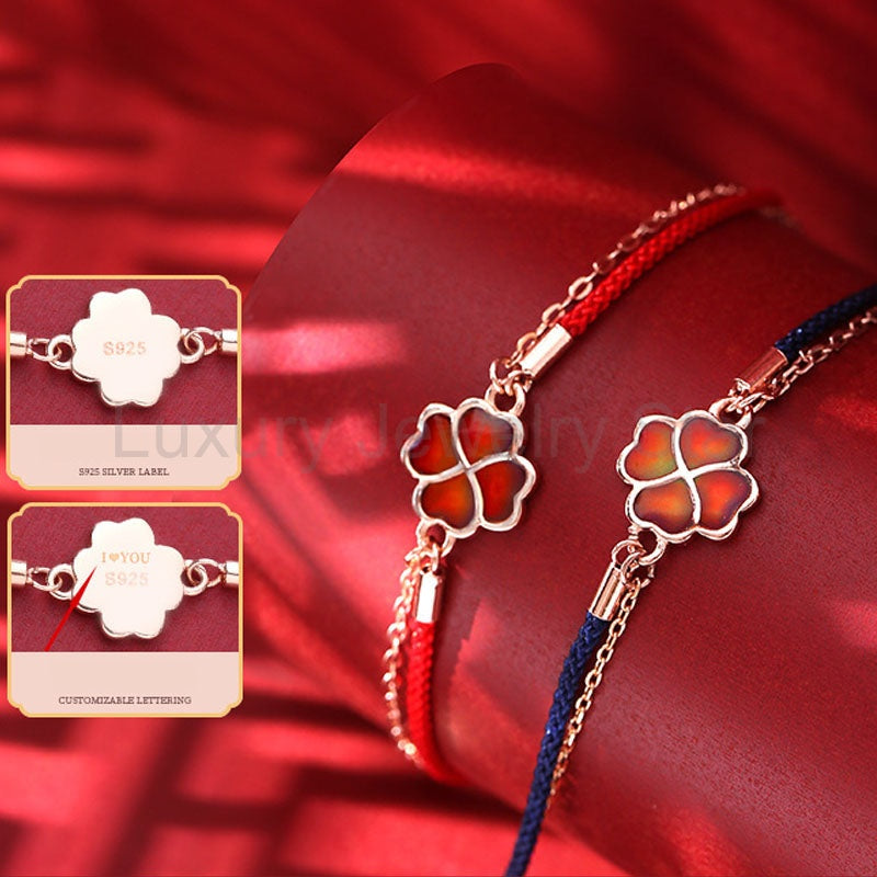 Lucky Four-Leaf Clover Bracelet - image 6