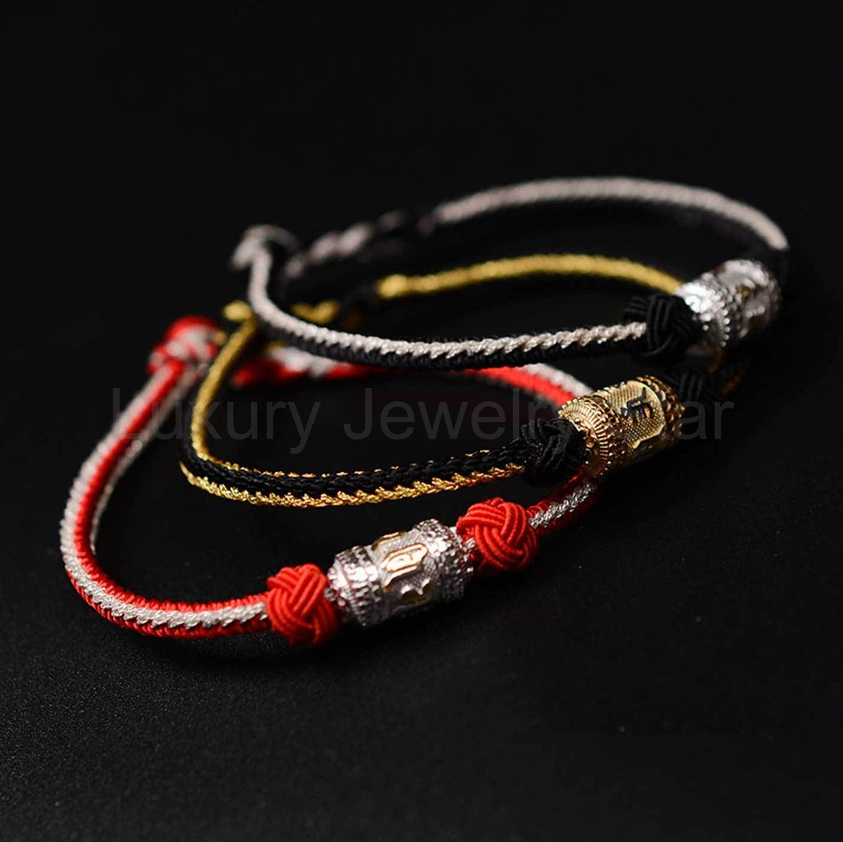 Lucky Red String Bracelet from Tibet - image 4