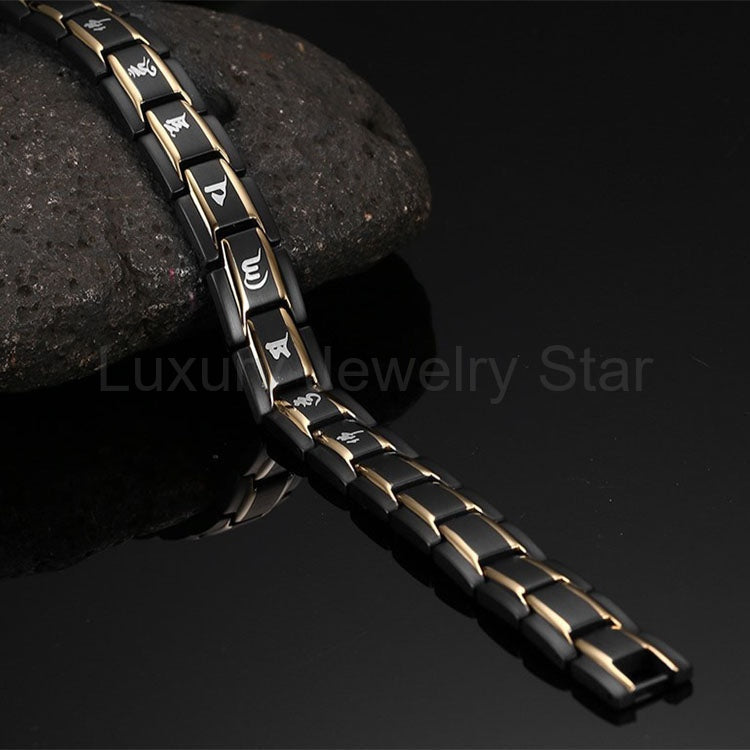 Mani Mantra Germanium Titanium Bracelet - image 4