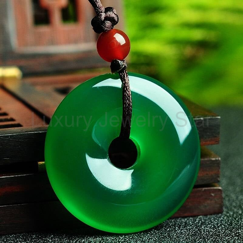 Natural Green Jade Harmony Necklace