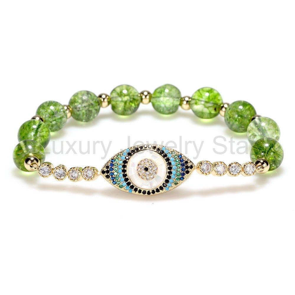 Natural Peridot Abundance Bracelet