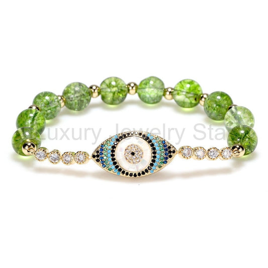 Natural Peridot Abundance Bracelet