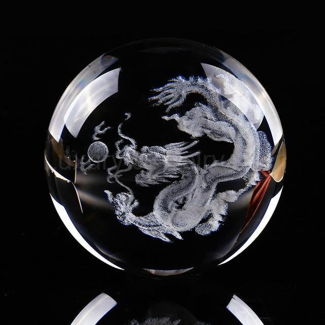 Prosperity Dragon Crystal Sphere - image 5