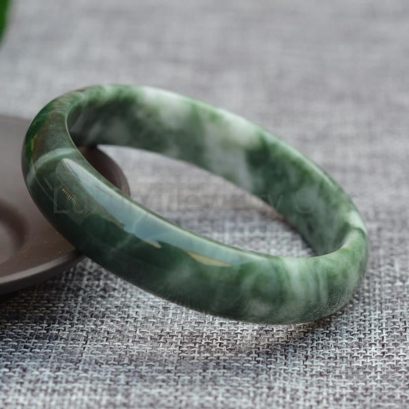 Pure Jade Bangle Bracelet - image 5