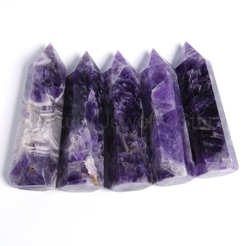 Quartz Crystal Amethyst Meditation Wand - image 6