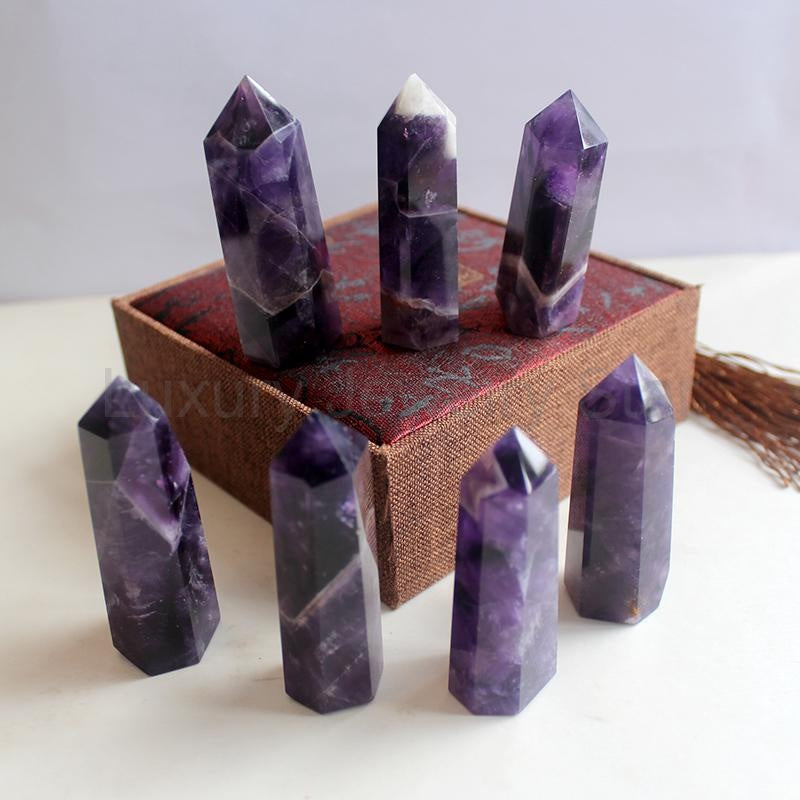 Quartz Crystal Amethyst Meditation Wand - image 8